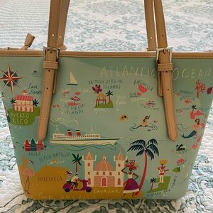 Spartina small destinations tote in Caribbean Sea